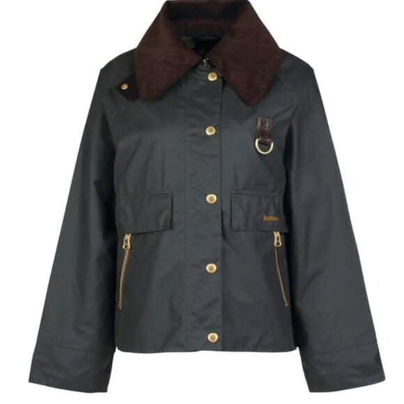 Barbour  Logo-Embroidered Oversized Jacket - Picture 1 of 4
